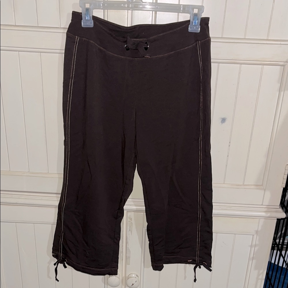 Fu-Da Tie-Detail Athleisure Capris